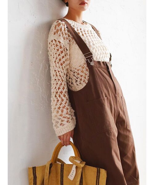 FIKA.(フィーカ)の「Slub yarn knit pullover(ニット/セーター・レディース・アイボリー/ベージュ・MEDIUM)」の3枚目の写真