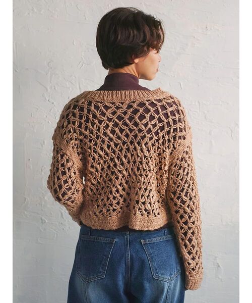 FIKA.(フィーカ)の「Slub yarn knit pullover(ニット/セーター・レディース・アイボリー/ベージュ・MEDIUM)」の9枚目の写真