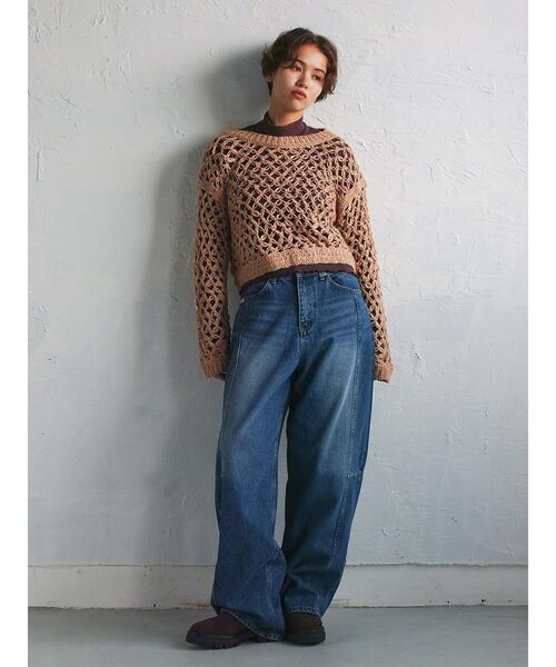 FIKA.(フィーカ)の「Slub yarn knit pullover(ニット/セーター・レディース・アイボリー/ベージュ・MEDIUM)」の11枚目の写真