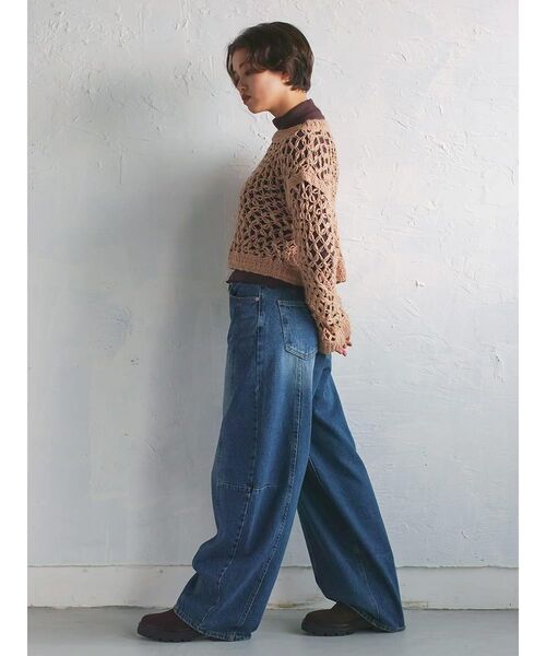 FIKA.(フィーカ)の「Slub yarn knit pullover(ニット/セーター・レディース・アイボリー/ベージュ・MEDIUM)」の12枚目の写真