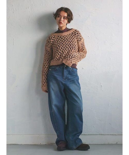 FIKA.(フィーカ)の「Slub yarn knit pullover(ニット/セーター・レディース・アイボリー/ベージュ・MEDIUM)」の13枚目の写真