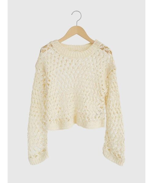 FIKA.(フィーカ)の「Slub yarn knit pullover(ニット/セーター・レディース・アイボリー/ベージュ・MEDIUM)」の15枚目の写真