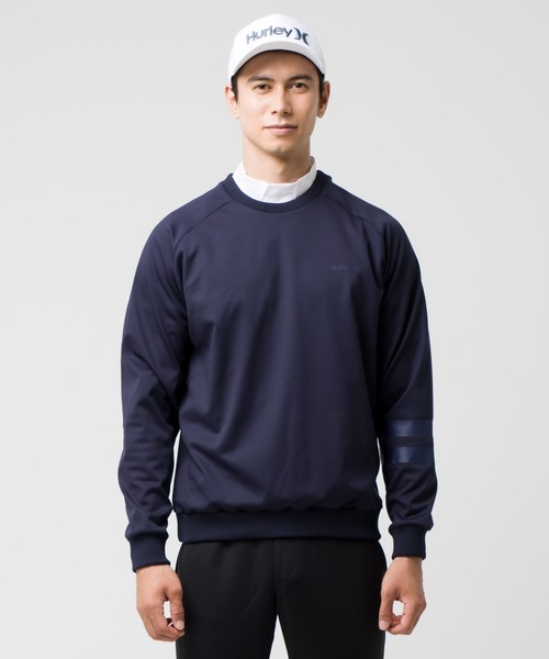 【Hurley/ハーレー】ファントムウィンドプルーフクルー　ゴルフ　ストレッチ　防風性　PHANTOM WINDPROOF CREW