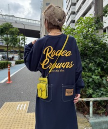 RODEO CROWNS WIDE BOWL | ラグランカラーステッチワンピース(ワンピース)