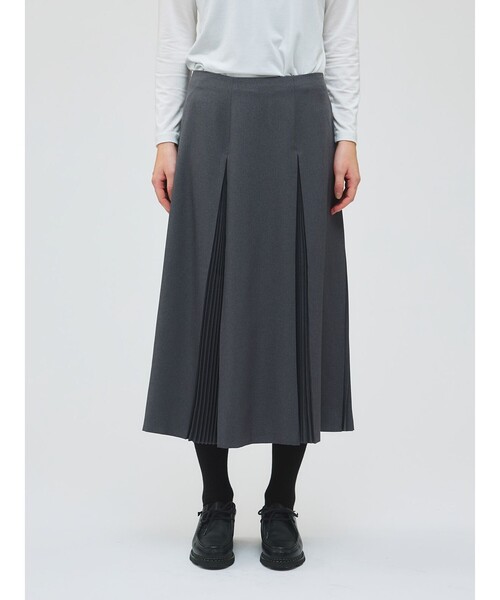 mizuiroind プリーツスカート　ブラック mizuiro ind ロングプリーツスカート｜ MARcourt ONLINE STORE
