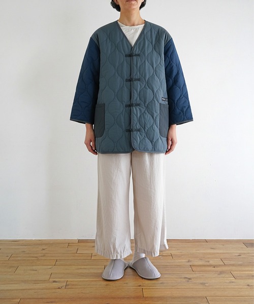 TIMELESS COMFORT（タイムレスコンフォート）の「DAN-TEN（ダンテン）M-65 COLORSCHEME（その他ルームウェア・レディース・ベージュ/ブラック/オリーブ/グレー・ONE SIZE）」の3枚目の写真