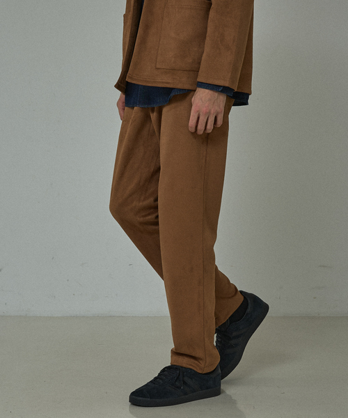 ABAHOUSE（アバハウス）の「【セットアップ対応】ネオスエード イージーパンツ / スウェットパンツ（スウェットパンツ・メンズ・ライトグレー/ブラック/ライトブラウン・44/48/46）」の3枚目の写真