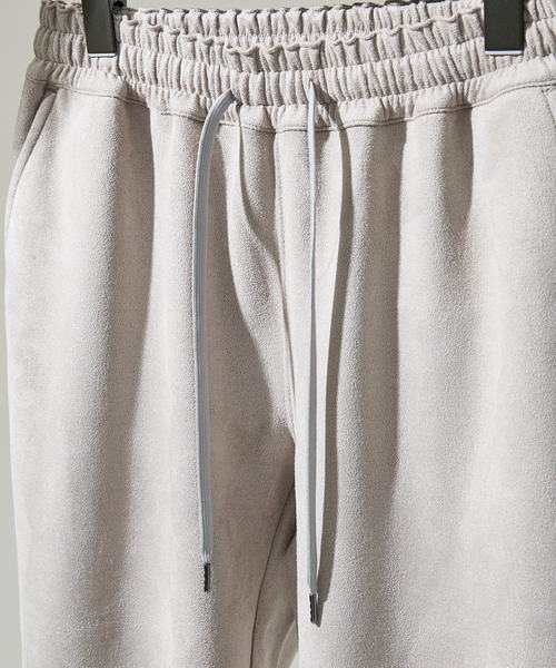 ABAHOUSE（アバハウス）の「【セットアップ対応】ネオスエード イージーパンツ / スウェットパンツ（スウェットパンツ・メンズ・ライトグレー/ブラック/ライトブラウン・44/48/46）」の6枚目の写真