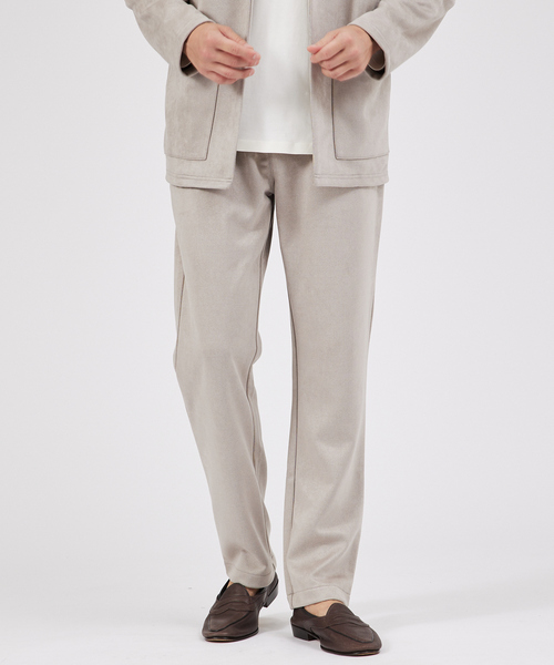 ABAHOUSE（アバハウス）の「【セットアップ対応】ネオスエード イージーパンツ / スウェットパンツ（スウェットパンツ・メンズ・ライトグレー/ブラック/ライトブラウン・44/48/46）」の18枚目の写真