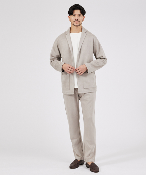 ABAHOUSE（アバハウス）の「【セットアップ対応】ネオスエード イージーパンツ / スウェットパンツ（スウェットパンツ・メンズ・ライトグレー/ブラック/ライトブラウン・44/48/46）」の19枚目の写真