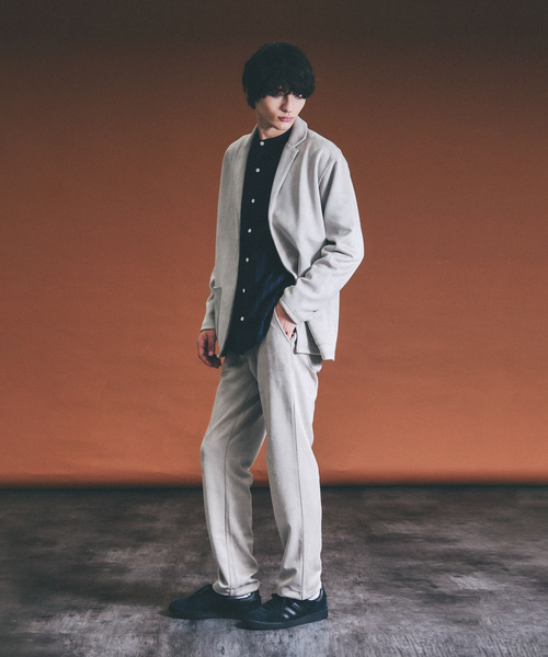 ABAHOUSE（アバハウス）の「【セットアップ対応】ネオスエード イージーパンツ / スウェットパンツ（スウェットパンツ・メンズ・ライトグレー/ブラック/ライトブラウン・44/48/46）」の21枚目の写真