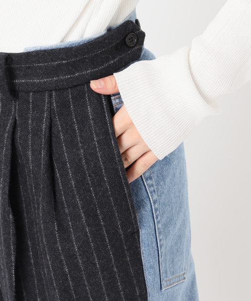 新品　INSCRIR（アンスクリア）コンビパンツ　36サイズ INSCRIRE（アンスクリア）の「《別注》【INSCRIRE /アンスクリア