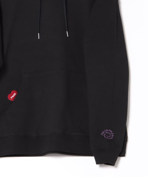 POLeR(ポーラー)の「POLeR/ポーラー POLeR×GSC PDC FURRY HEART HOOD【GSC別注】(パーカー・メンズ・グレー/ブラック・X-LARGE/MEDIUM/LARGE)」の19枚目の写真