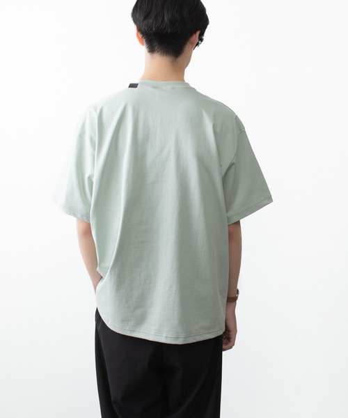 ATTACHMENT（アタッチメント）の「30//2 スビンジャージー プリントTEE / 30//2 SUVIN JERSEY PRINT TEE（Tシャツ/カットソー・メンズ・ホワイト/ライトグリーン/ブラック/グレー・4/1/2/3）」の9枚目の写真