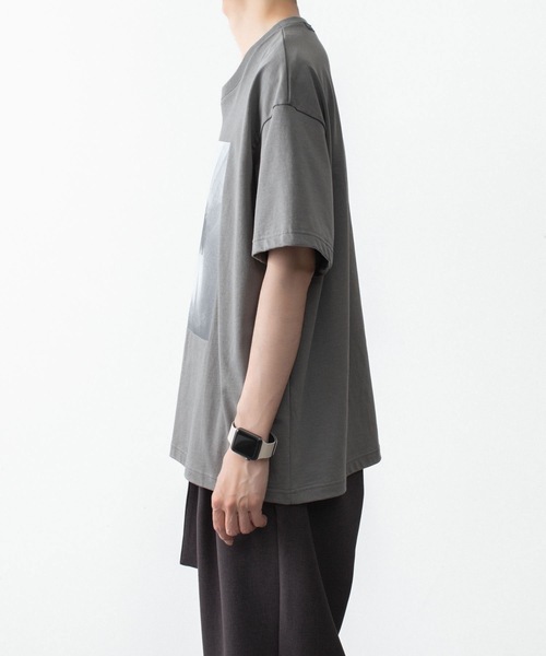 ATTACHMENT(アタッチメント)の「30//2 スビンジャージー プリントTEE / 30//2 SUVIN JERSEY PRINT TEE(Tシャツ/カットソー・メンズ・ホワイト/ライトグリーン/ブラック/グレー・4/1/2/3)」の20枚目の写真