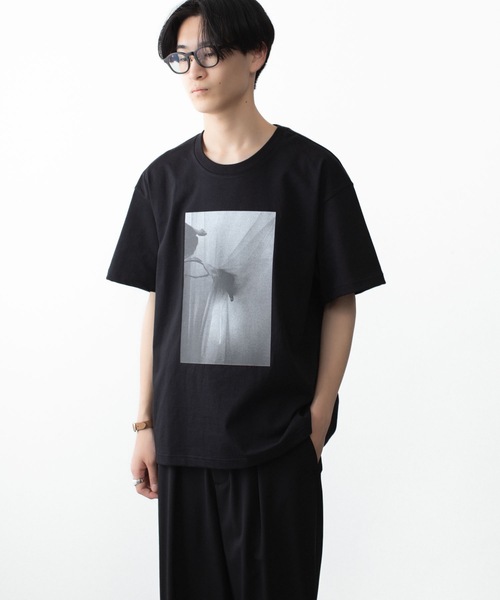 ATTACHMENT（アタッチメント）の「30//2 スビンジャージー プリントTEE / 30//2 SUVIN JERSEY PRINT TEE（Tシャツ/カットソー・メンズ・ホワイト/ライトグリーン/ブラック/グレー・4/1/2/3）」の18枚目の写真