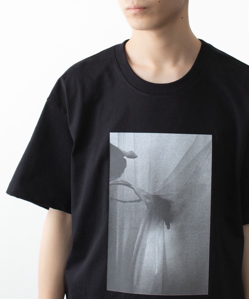 ATTACHMENT（アタッチメント）の「30//2 スビンジャージー プリントTEE / 30//2 SUVIN JERSEY PRINT TEE（Tシャツ/カットソー・メンズ・ホワイト/ライトグリーン/ブラック/グレー・4/1/2/3）」の22枚目の写真