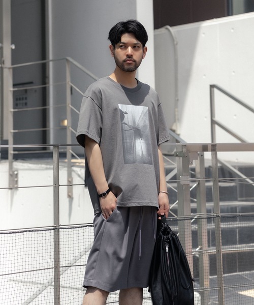 ATTACHMENT(アタッチメント)の「30//2 スビンジャージー プリントTEE / 30//2 SUVIN JERSEY PRINT TEE(Tシャツ/カットソー・メンズ・ホワイト/ライトグリーン/ブラック/グレー・4/1/2/3)」の15枚目の写真