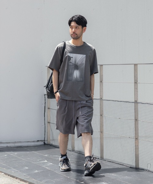 ATTACHMENT(アタッチメント)の「30//2 スビンジャージー プリントTEE / 30//2 SUVIN JERSEY PRINT TEE(Tシャツ/カットソー・メンズ・ホワイト/ライトグリーン/ブラック/グレー・4/1/2/3)」の17枚目の写真