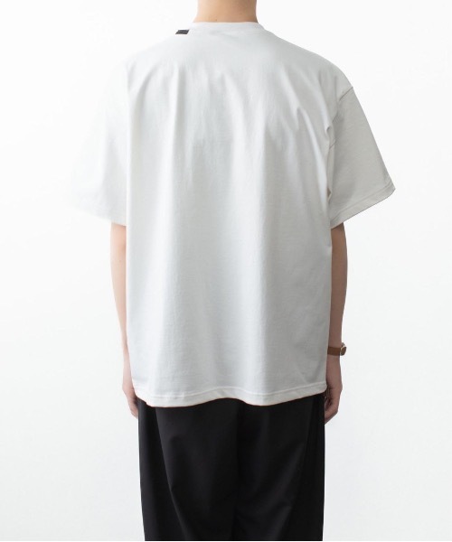 ATTACHMENT(アタッチメント)の「30//2 スビンジャージー プリントTEE / 30//2 SUVIN JERSEY PRINT TEE(Tシャツ/カットソー・メンズ・ホワイト/ライトグリーン/ブラック/グレー・4/1/2/3)」の9枚目の写真