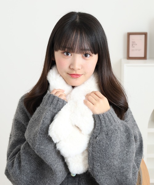 セール】ネコちゃんファーティペット（マフラー）｜FUNALIVE（ファン