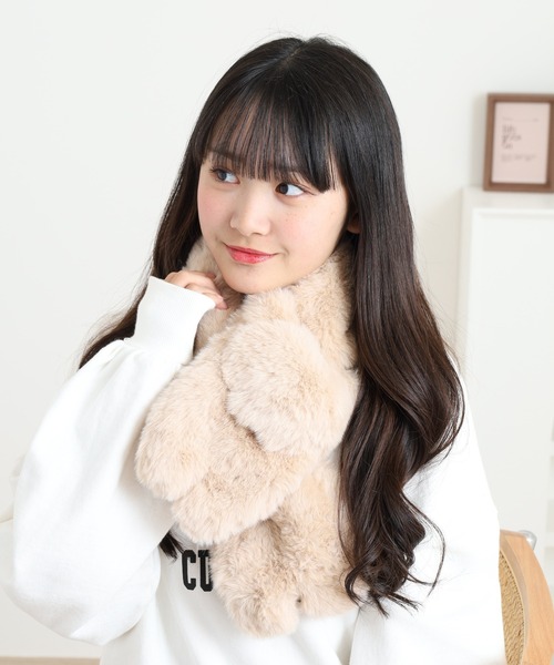 セール】ネコちゃんファーティペット（マフラー）｜FUNALIVE（ファン