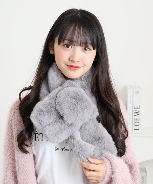 セール】ネコちゃんファーティペット（マフラー）｜FUNALIVE（ファン