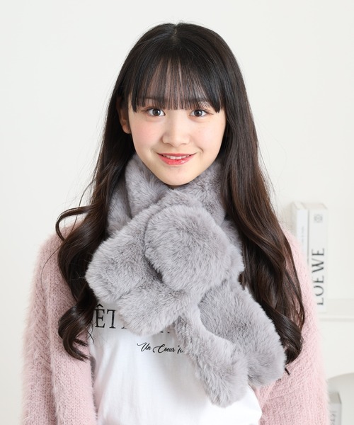 セール】ネコちゃんファーティペット（マフラー）｜FUNALIVE（ファン