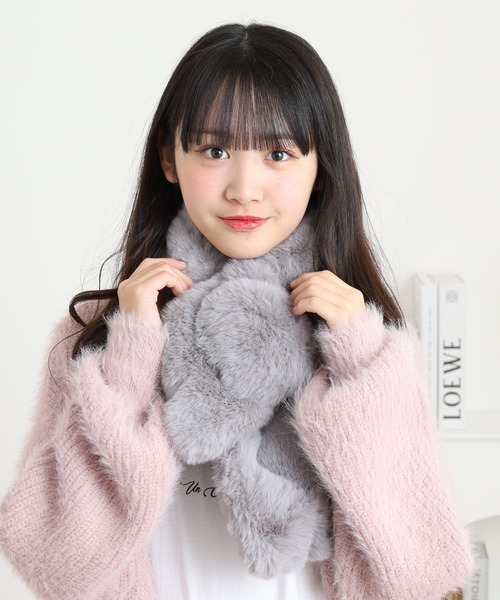 セール】ネコちゃんファーティペット（マフラー）｜FUNALIVE（ファン