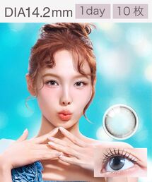 eyestar(アイスター)の【水光カラコン】eyestar(アイスター) 1DAY 10枚入り スターフレアグレー(コンタクトレンズ・カラコン)