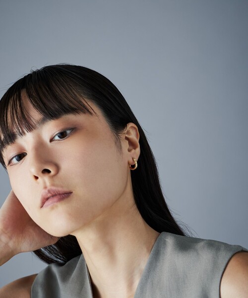 Jouete（ジュエッテ）の「[スナップピアス] クラフト（ピアス（両耳用）・レディース・プラチナム/イエローゴールド・FREE）」の10枚目の写真