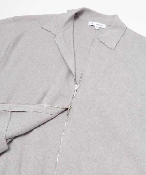 URBAN RESEARCH（アーバンリサーチ）の「綿カシミヤZIPカーディガン（カーディガン/ボレロ・メンズ・ネイビー/ライトグレー/ブラック・MEDIUM/LARGE）」の19枚目の写真