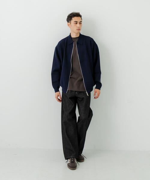 URBAN RESEARCH（アーバンリサーチ）の「綿カシミヤZIPカーディガン（カーディガン/ボレロ・メンズ・ネイビー/ライトグレー/ブラック・MEDIUM/LARGE）」の14枚目の写真