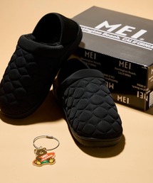 MEI（メイ）の「【 MEI / メイ 】レディース2WAYモックシューズ ★アクリルチャーム付き★（スリッポン）」