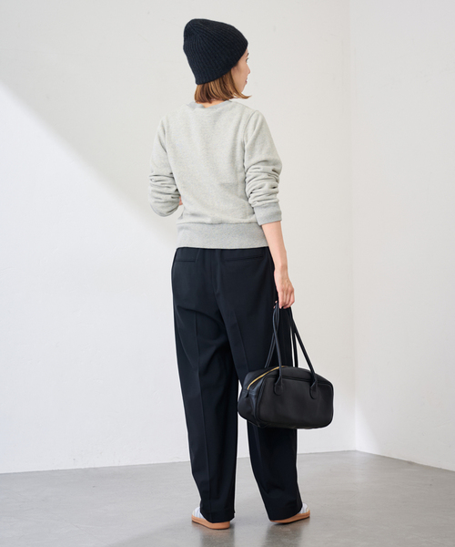 FRAMeWORK（フレームワーク）の「ネップウラケXSsizeTOPS（スウェット・レディース・イエロー/ライトグレー・FREE）」の5枚目の写真