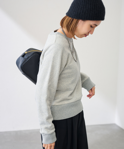 FRAMeWORK（フレームワーク）の「ネップウラケXSsizeTOPS（スウェット・レディース・イエロー/ライトグレー・FREE）」の8枚目の写真