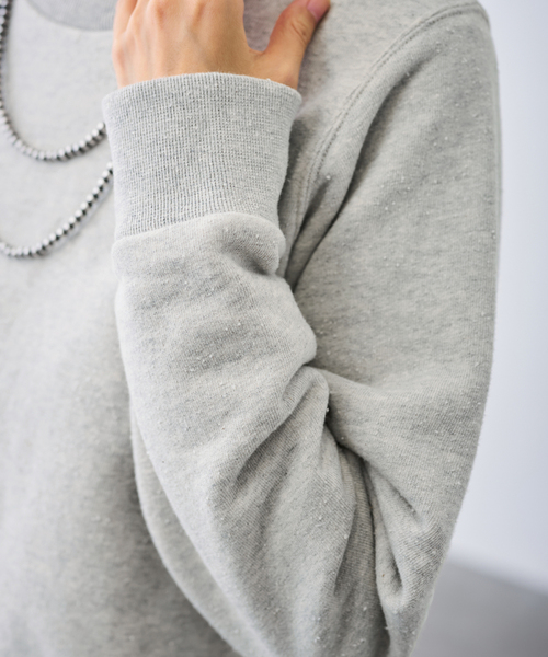 FRAMeWORK（フレームワーク）の「ネップウラケXSsizeTOPS（スウェット・レディース・イエロー/ライトグレー・FREE）」の11枚目の写真