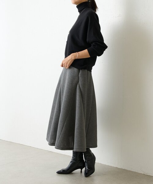 BEARDSLEY（ビアズリー）の「杢ダンボールマーメイドスカート（スカート・レディース・ブラック/グレー・FREE）」の22枚目の写真
