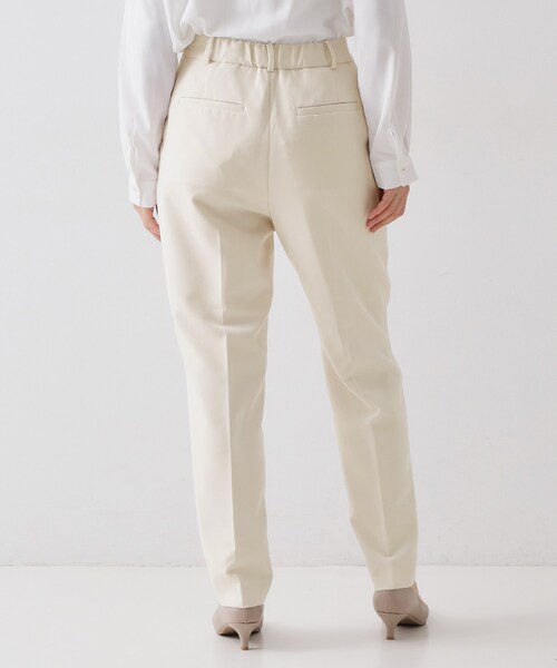 OPAQUE.CLIP（オペークドットクリップ）の「≪通勤・セレモニーセットアップ対応≫ テーパードパンツダブルクロス【洗濯機OK】（その他パンツ・レディース・ネイビー/ライトベージュ/ブラック・36/34/42/40/38）」の18枚目の写真