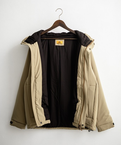 KRIFF MAYER(クリフメイヤー)の「KRIFF MAYER クリフメイヤー オーバーサイズ中綿アクティブフードジャケット/ワンポイントロゴ刺繍マウンテンパーカー 2517802(マウンテンパーカー・メンズ・グリーン/ベージュ/パープル/ブラック・M/L/XL)」の14枚目の写真