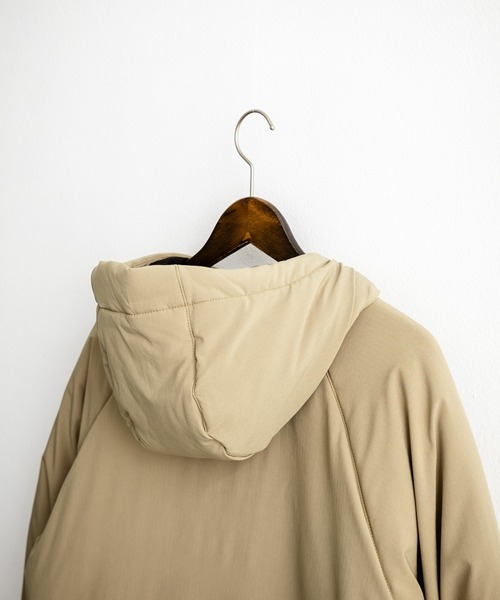 KRIFF MAYER(クリフメイヤー)の「KRIFF MAYER クリフメイヤー オーバーサイズ中綿アクティブフードジャケット/ワンポイントロゴ刺繍マウンテンパーカー 2517802(マウンテンパーカー・メンズ・グリーン/ベージュ/パープル/ブラック・M/L/XL)」の16枚目の写真