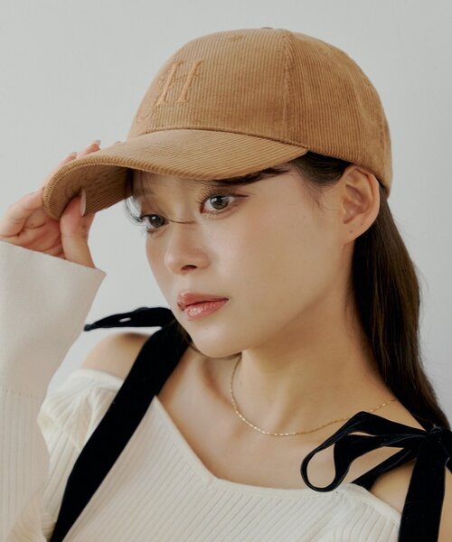 コーデュロイロゴキャップ（キャップ）｜Chico（チコ）のファッション