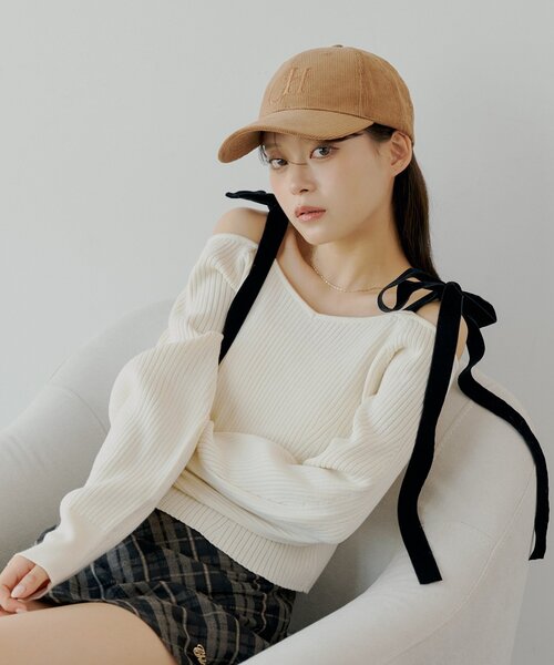 コーデュロイロゴキャップ（キャップ）｜Chico（チコ）のファッション