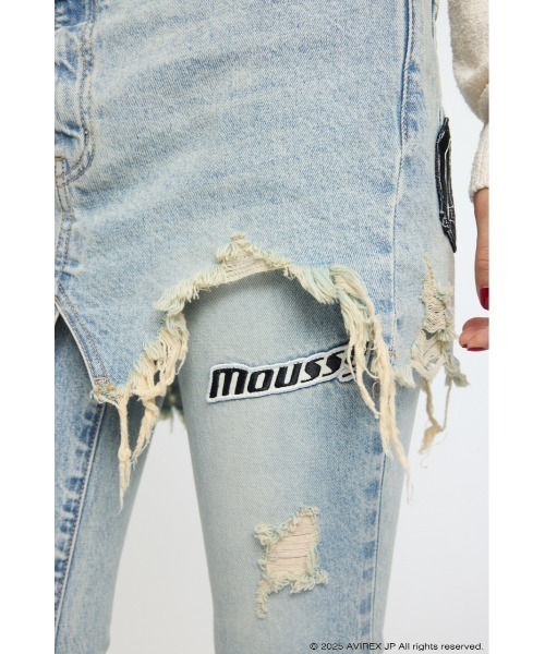AVIREX TWIN SLIM フレアデニム（デニムパンツ）｜MOUSSY（マウジー