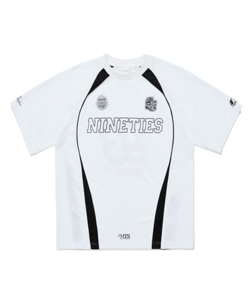 1993STUDIO(1993スタジオ)の「スポーティメッシュラグランTシャツ_ホワイト(Tシャツ/カットソー・メンズ・その他・MEDIUM/LARGE)」の1枚目の写真