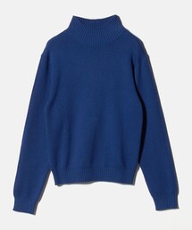 コットンカシミヤ スムース ハイネックニット <A DAY IN THE LIFE>
