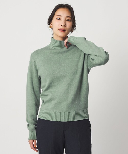 セール】コットンカシミヤ スムース ハイネックニット ＜A DAY IN THE