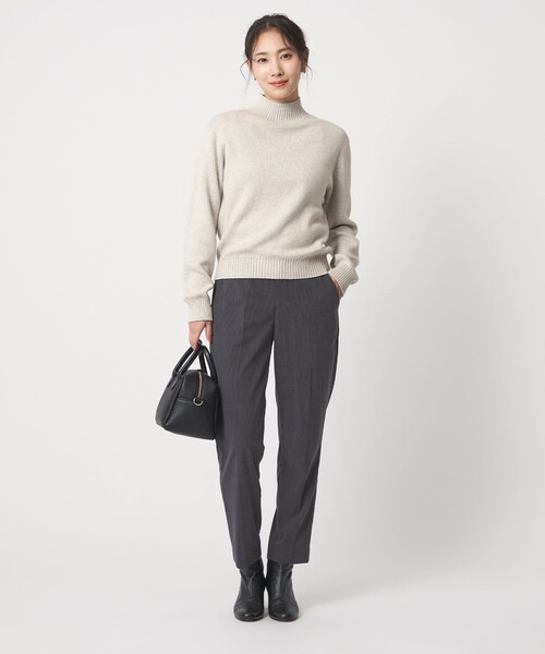 セール】コットンカシミヤ スムース ハイネックニット ＜A DAY IN THE
