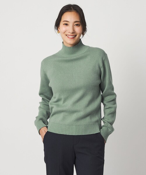 セール】コットンカシミヤ スムース ハイネックニット ＜A DAY IN THE