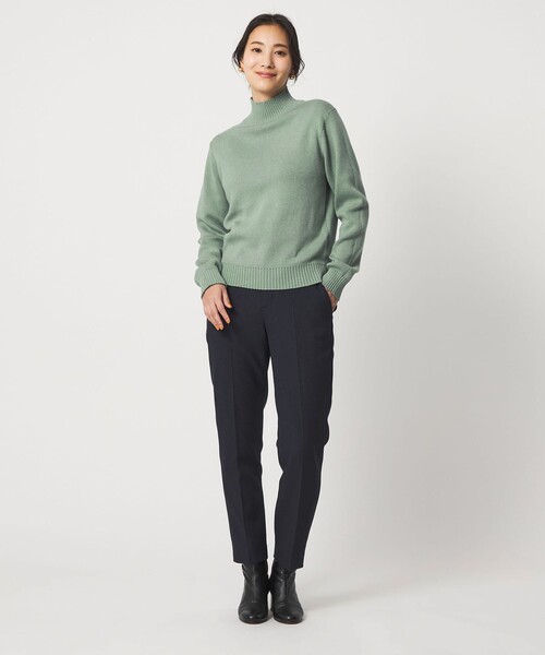 セール】コットンカシミヤ スムース ハイネックニット ＜A DAY IN THE